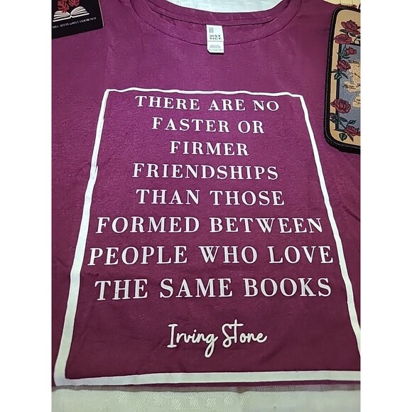 The Bookish Box Accessories 6pc Bundle T Shirt 4XL Cap Sleeve– No Book Included - Picture 7 of 10